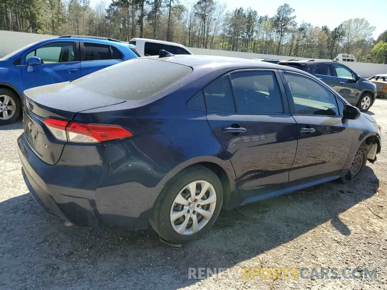 3 Photograph of a damaged car JTDEPMAE0MJ136096 TOYOTA COROLLA 2021
