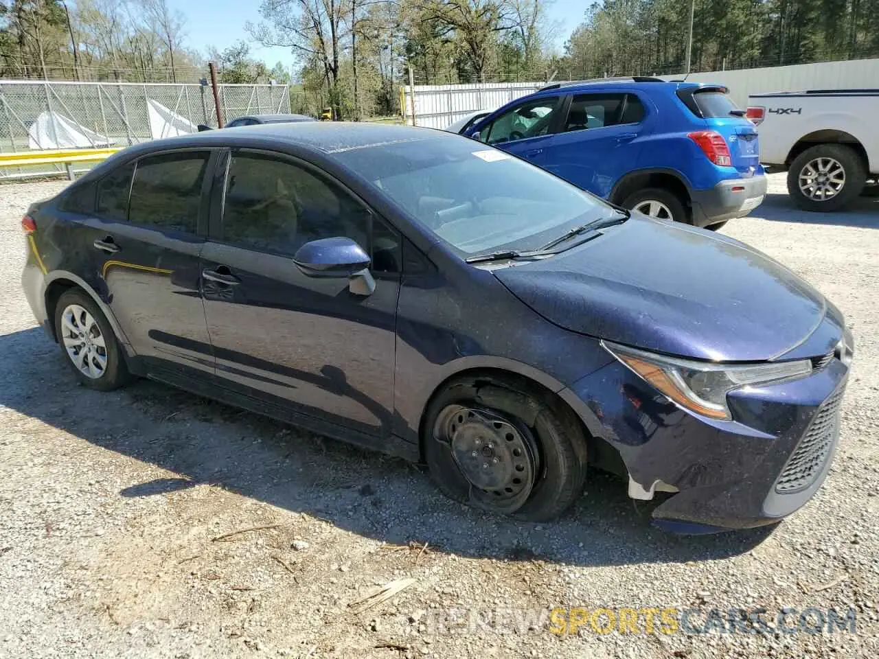 4 Photograph of a damaged car JTDEPMAE0MJ136096 TOYOTA COROLLA 2021