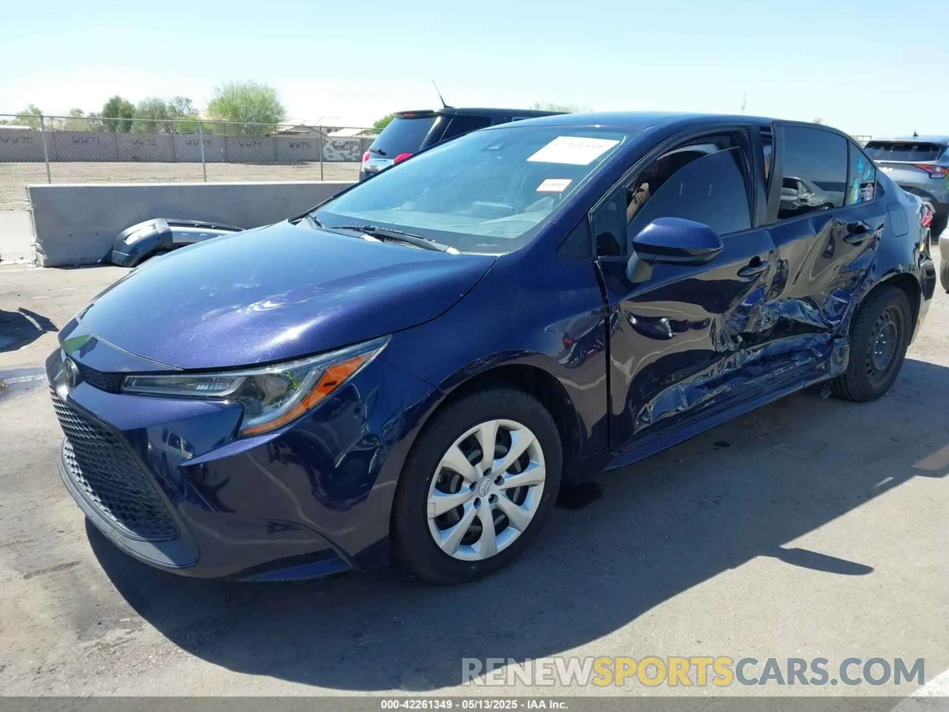 6 Photograph of a damaged car JTDEPMAE0MJ136566 TOYOTA COROLLA 2021
