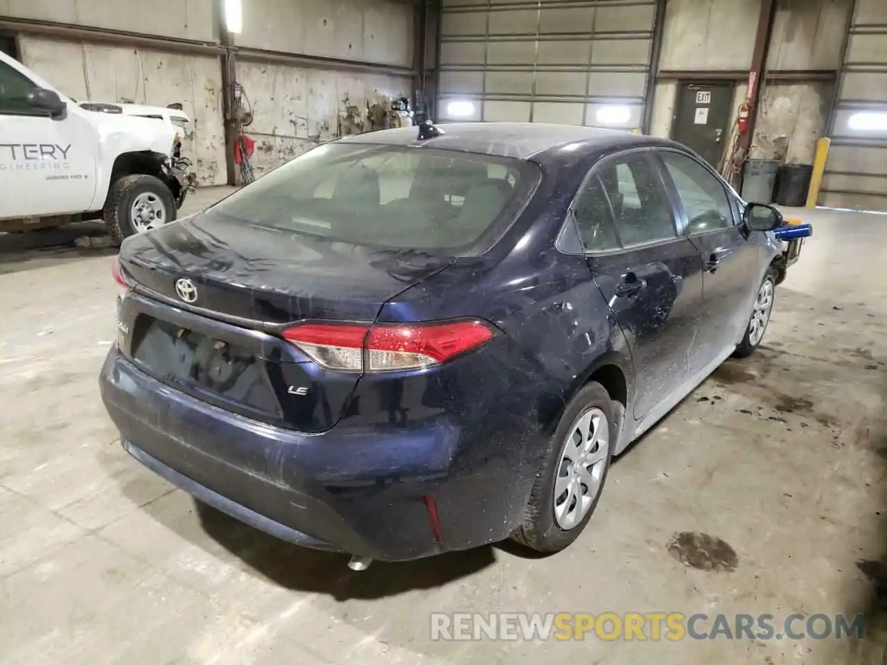 4 Photograph of a damaged car JTDEPMAE0MJ137572 TOYOTA COROLLA 2021