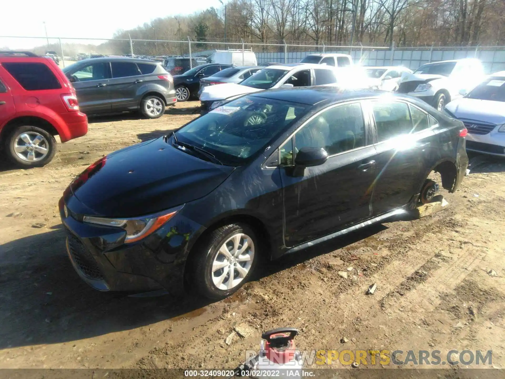 2 Photograph of a damaged car JTDEPMAE0MJ139158 TOYOTA COROLLA 2021