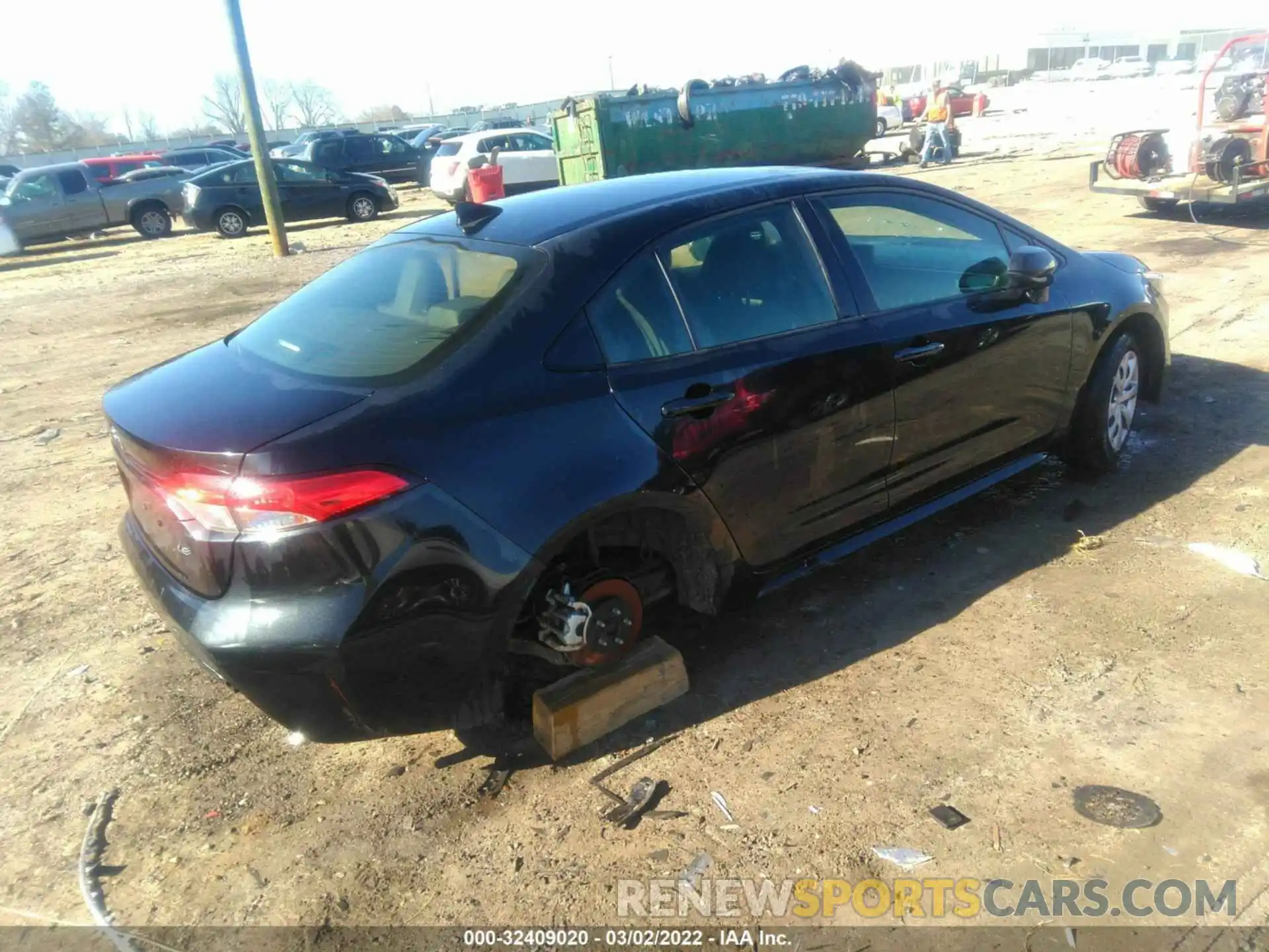 4 Photograph of a damaged car JTDEPMAE0MJ139158 TOYOTA COROLLA 2021