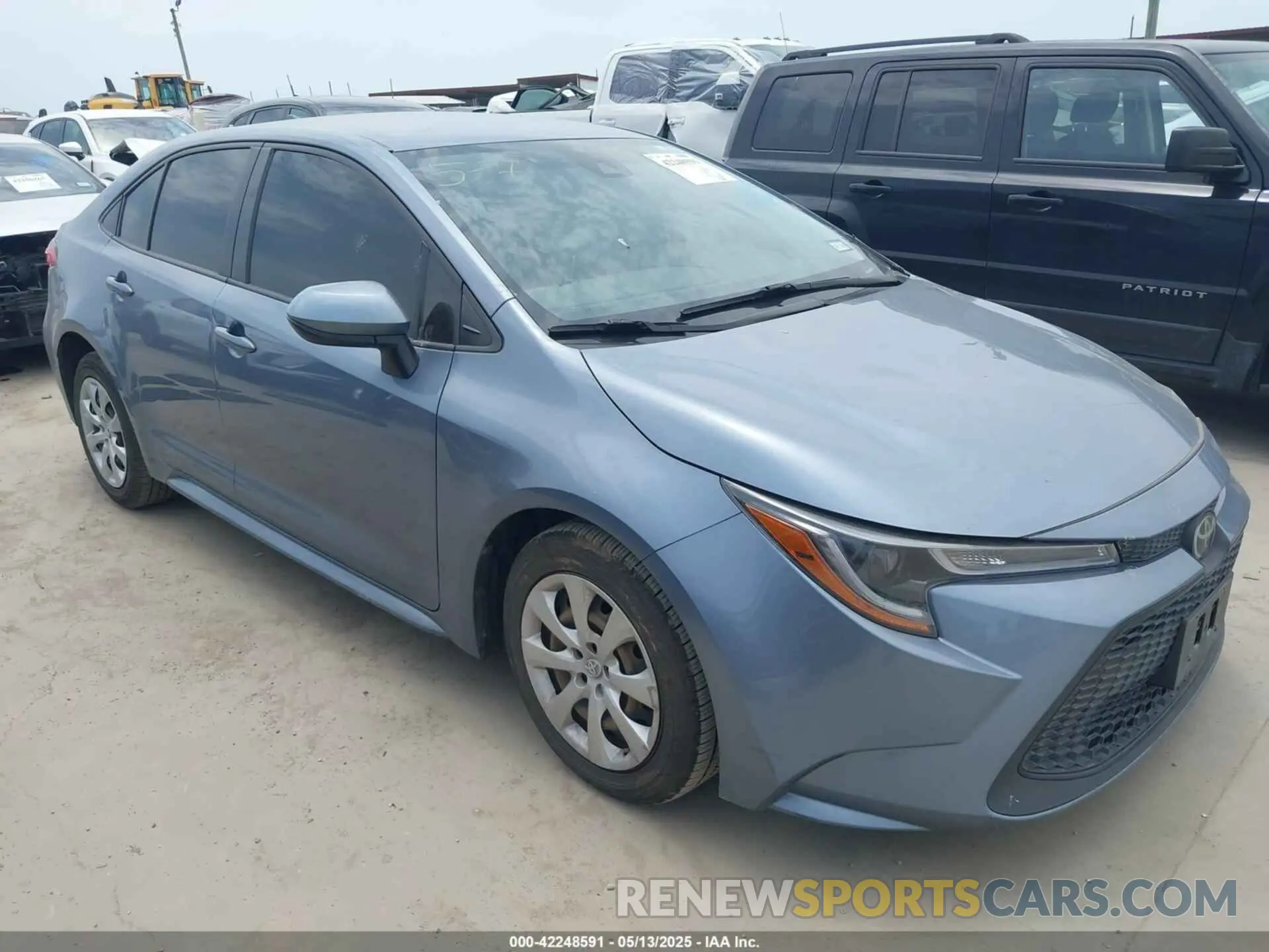 1 Photograph of a damaged car JTDEPMAE0MJ139614 TOYOTA COROLLA 2021