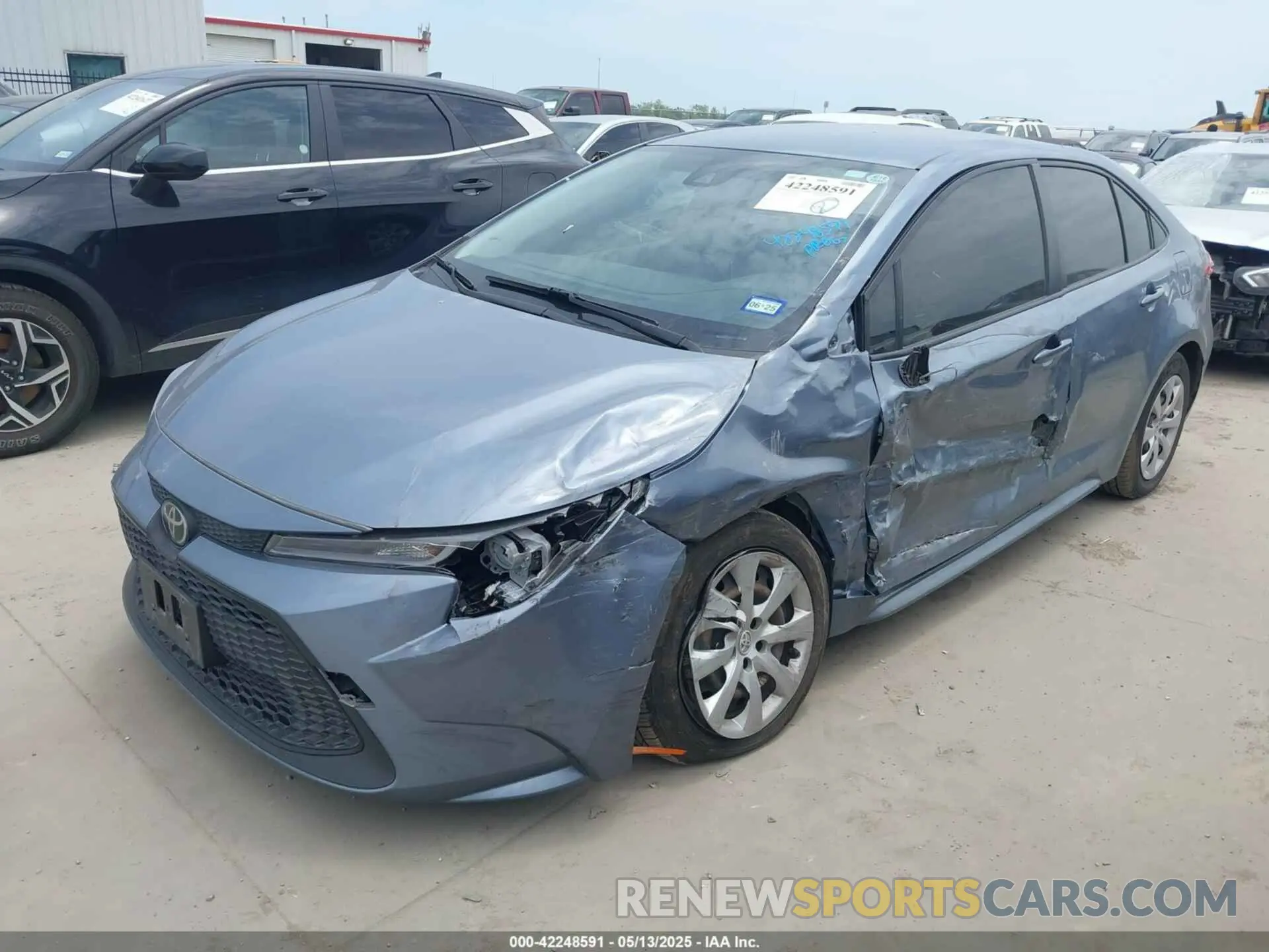 2 Photograph of a damaged car JTDEPMAE0MJ139614 TOYOTA COROLLA 2021