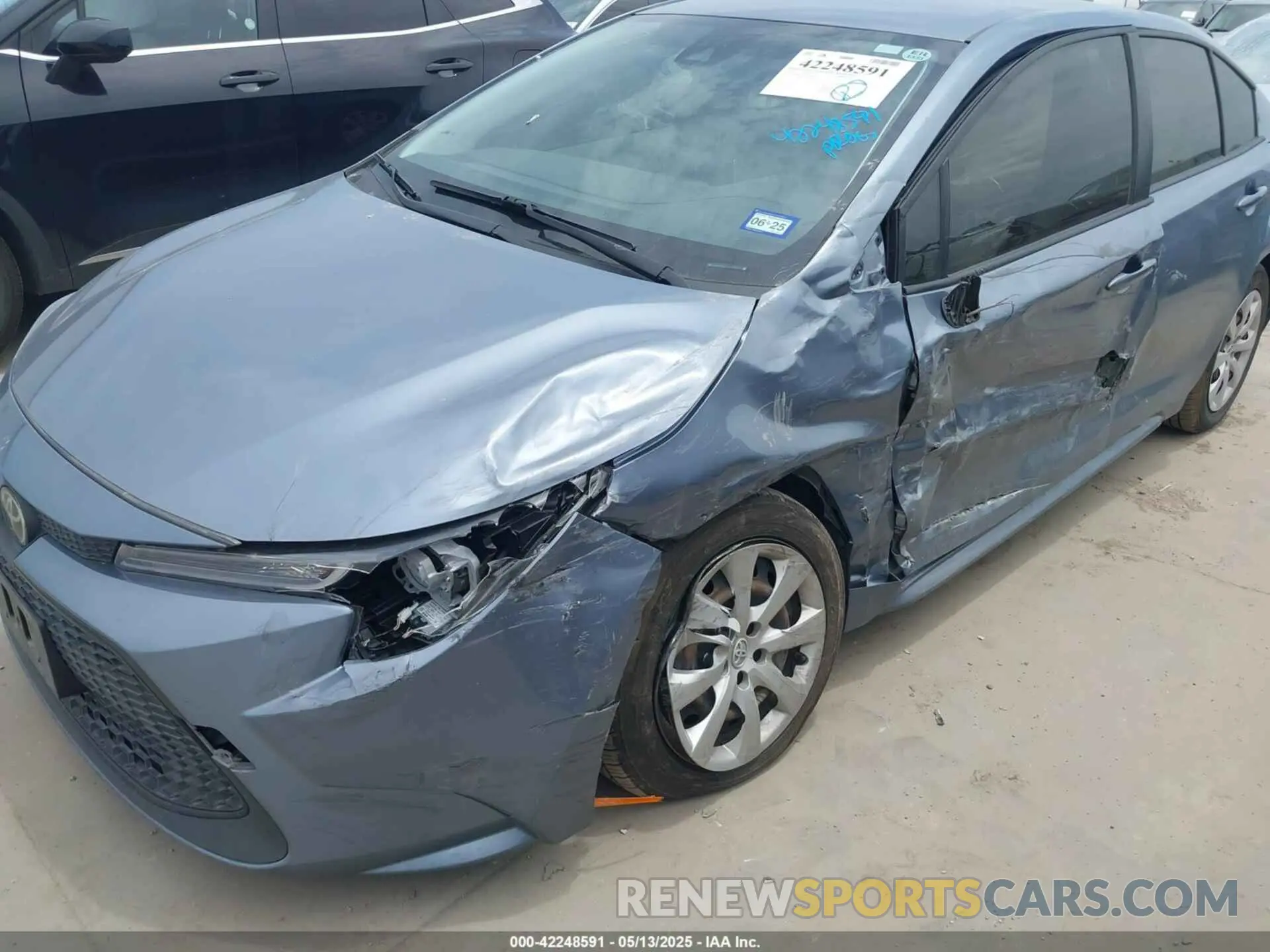 6 Photograph of a damaged car JTDEPMAE0MJ139614 TOYOTA COROLLA 2021