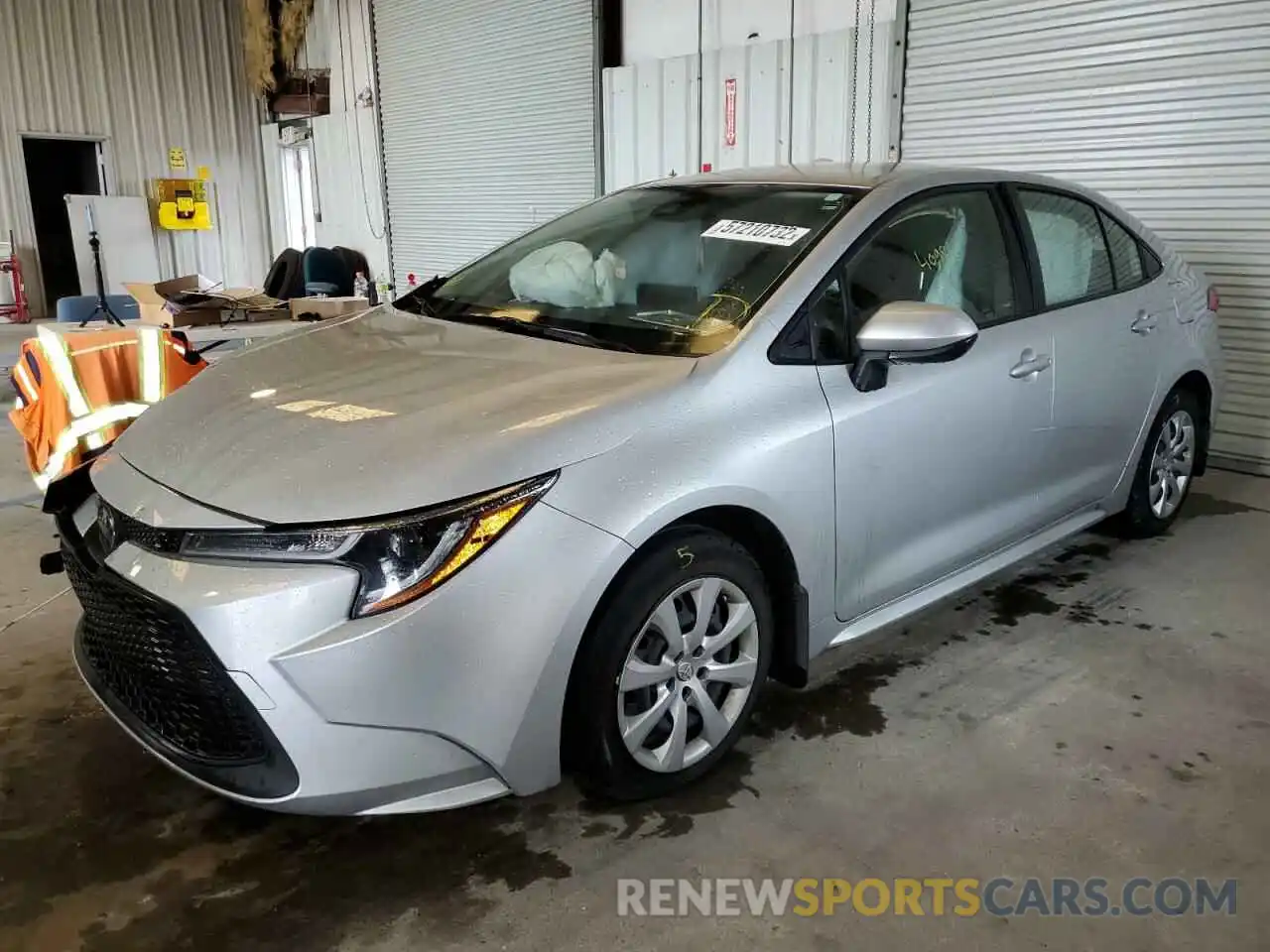 2 Photograph of a damaged car JTDEPMAE0MJ139631 TOYOTA COROLLA 2021