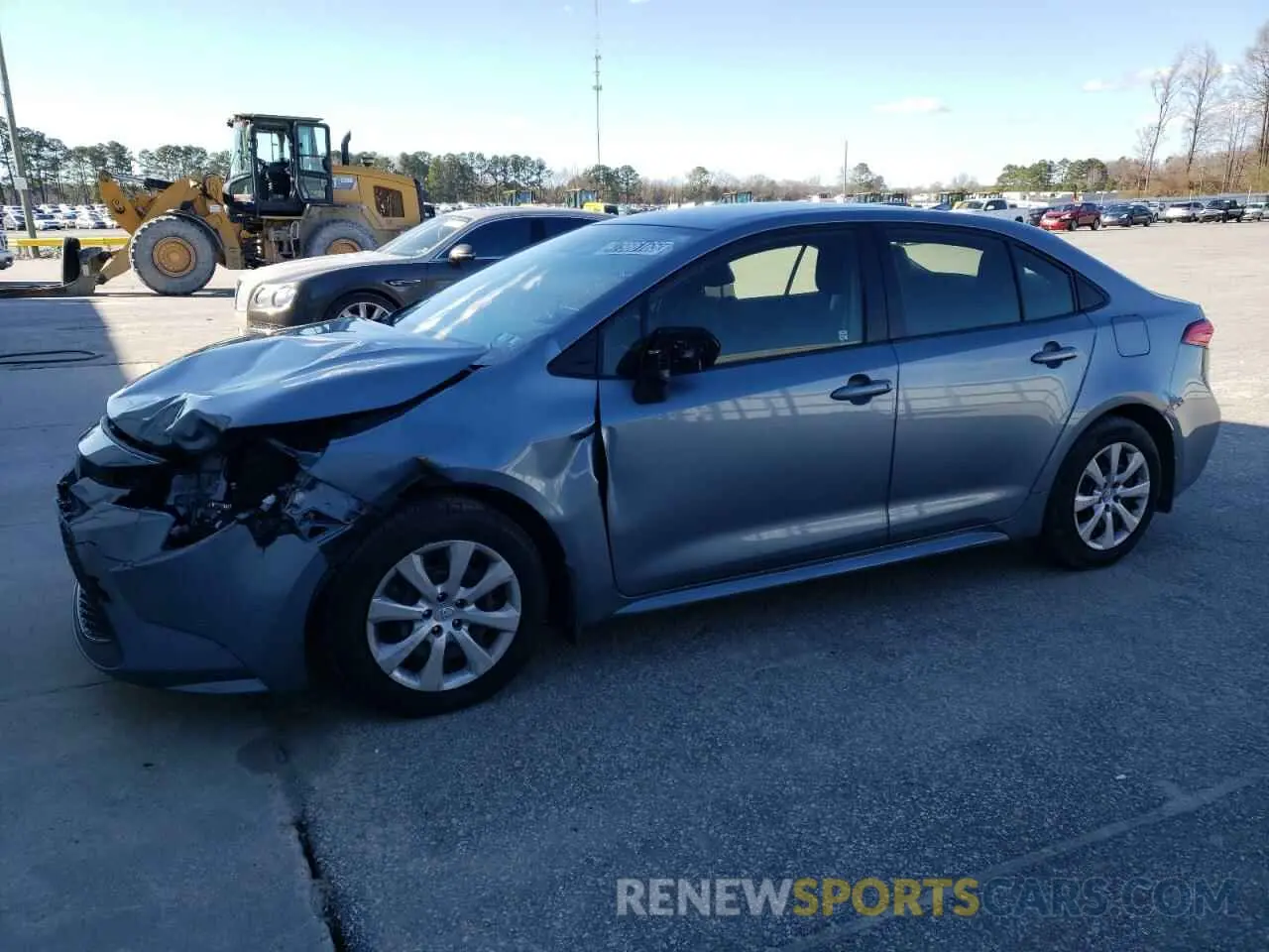 1 Photograph of a damaged car JTDEPMAE0MJ142027 TOYOTA COROLLA 2021