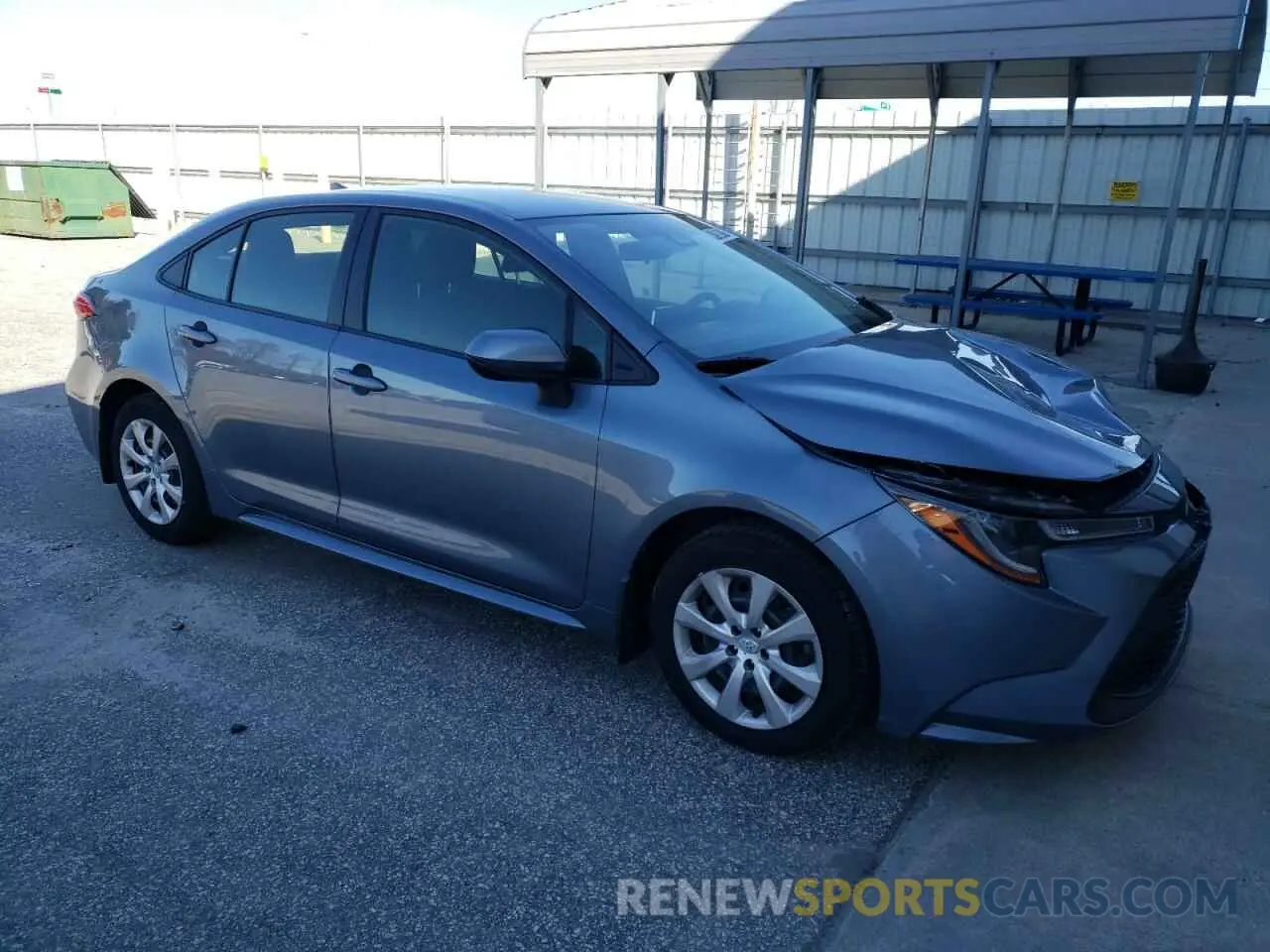 4 Photograph of a damaged car JTDEPMAE0MJ142027 TOYOTA COROLLA 2021