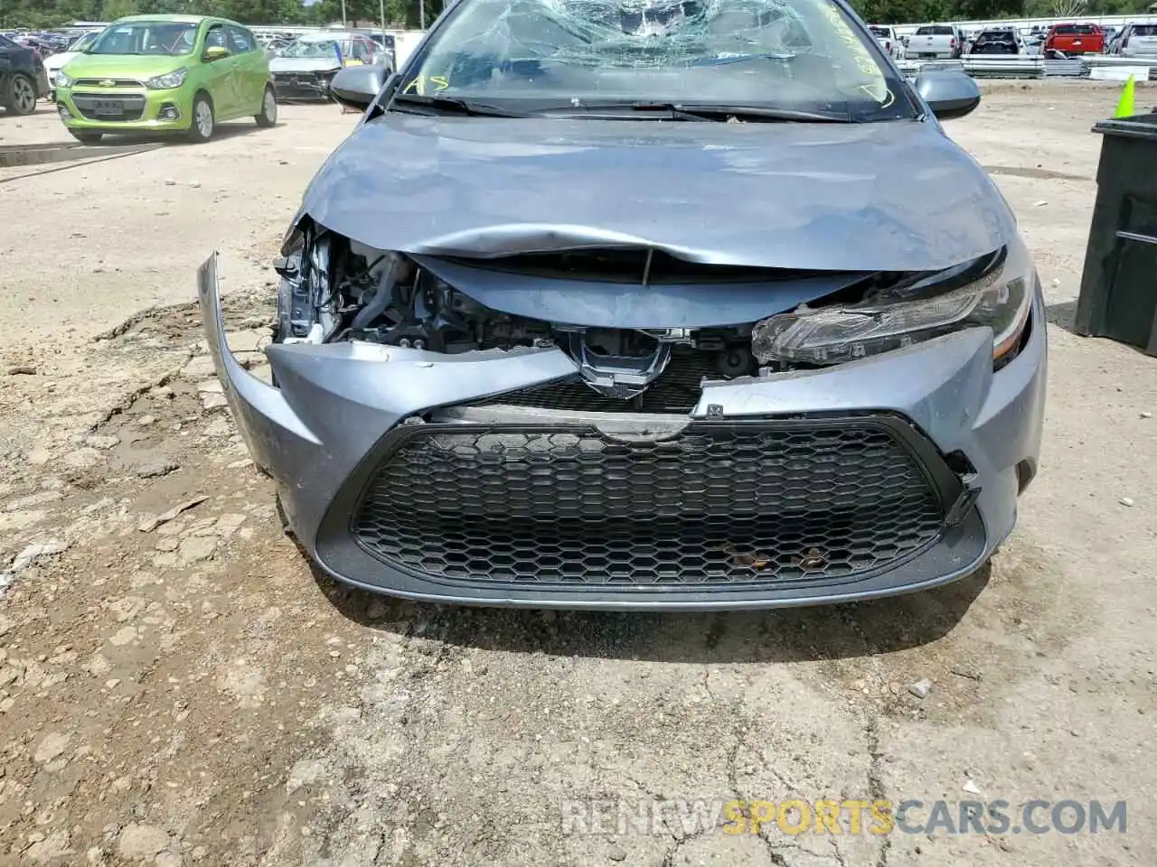 9 Photograph of a damaged car JTDEPMAE0MJ143579 TOYOTA COROLLA 2021