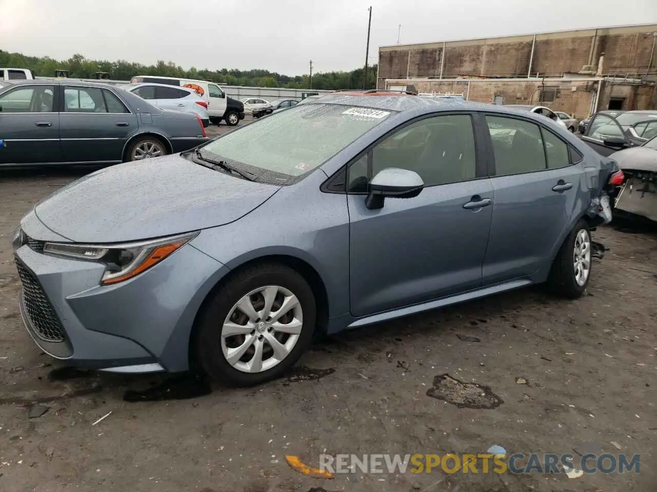 1 Photograph of a damaged car JTDEPMAE0MJ144621 TOYOTA COROLLA 2021