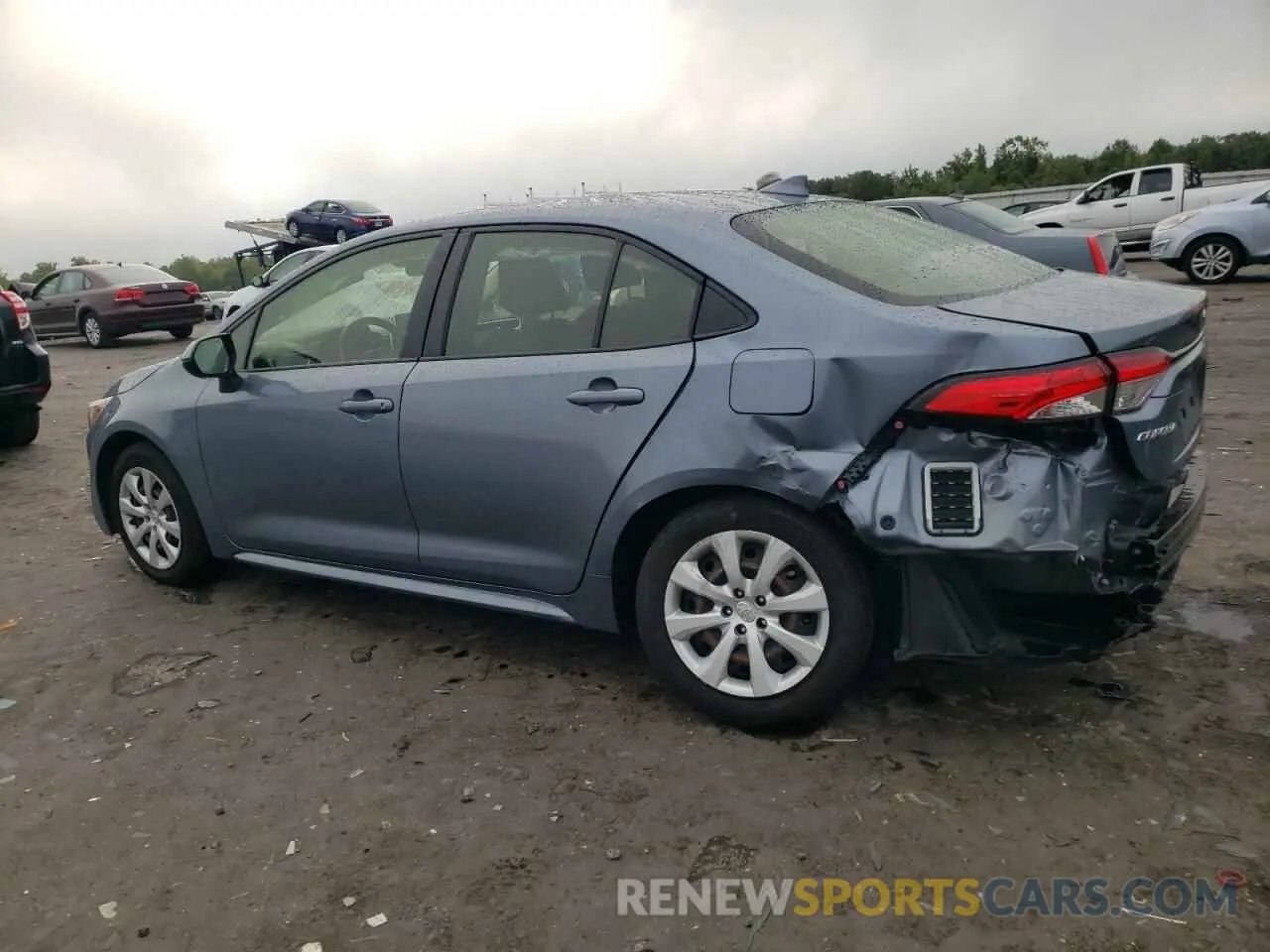 2 Photograph of a damaged car JTDEPMAE0MJ144621 TOYOTA COROLLA 2021