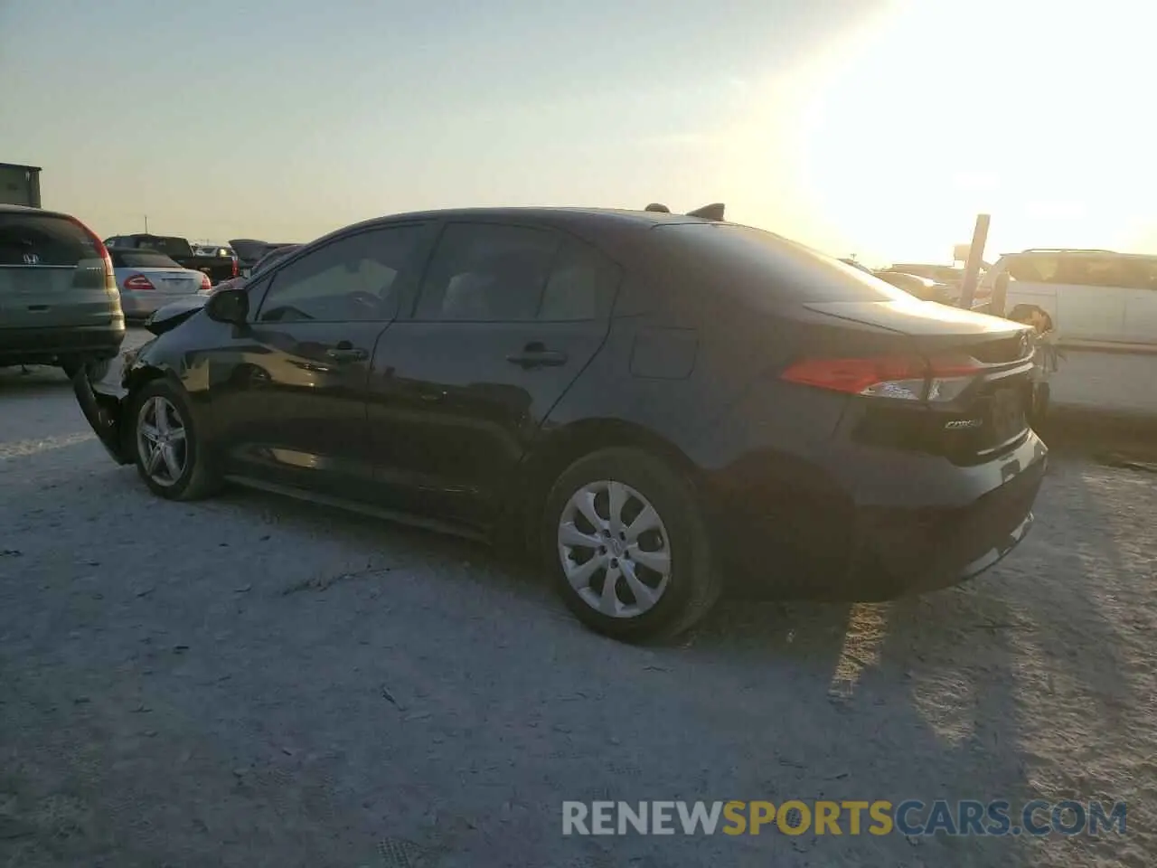 2 Photograph of a damaged car JTDEPMAE0MJ147731 TOYOTA COROLLA 2021