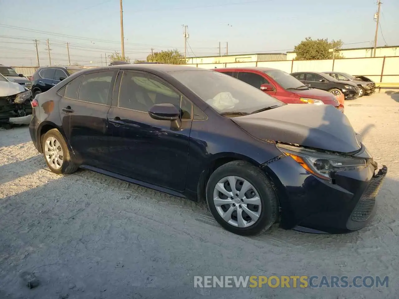 4 Photograph of a damaged car JTDEPMAE0MJ147731 TOYOTA COROLLA 2021