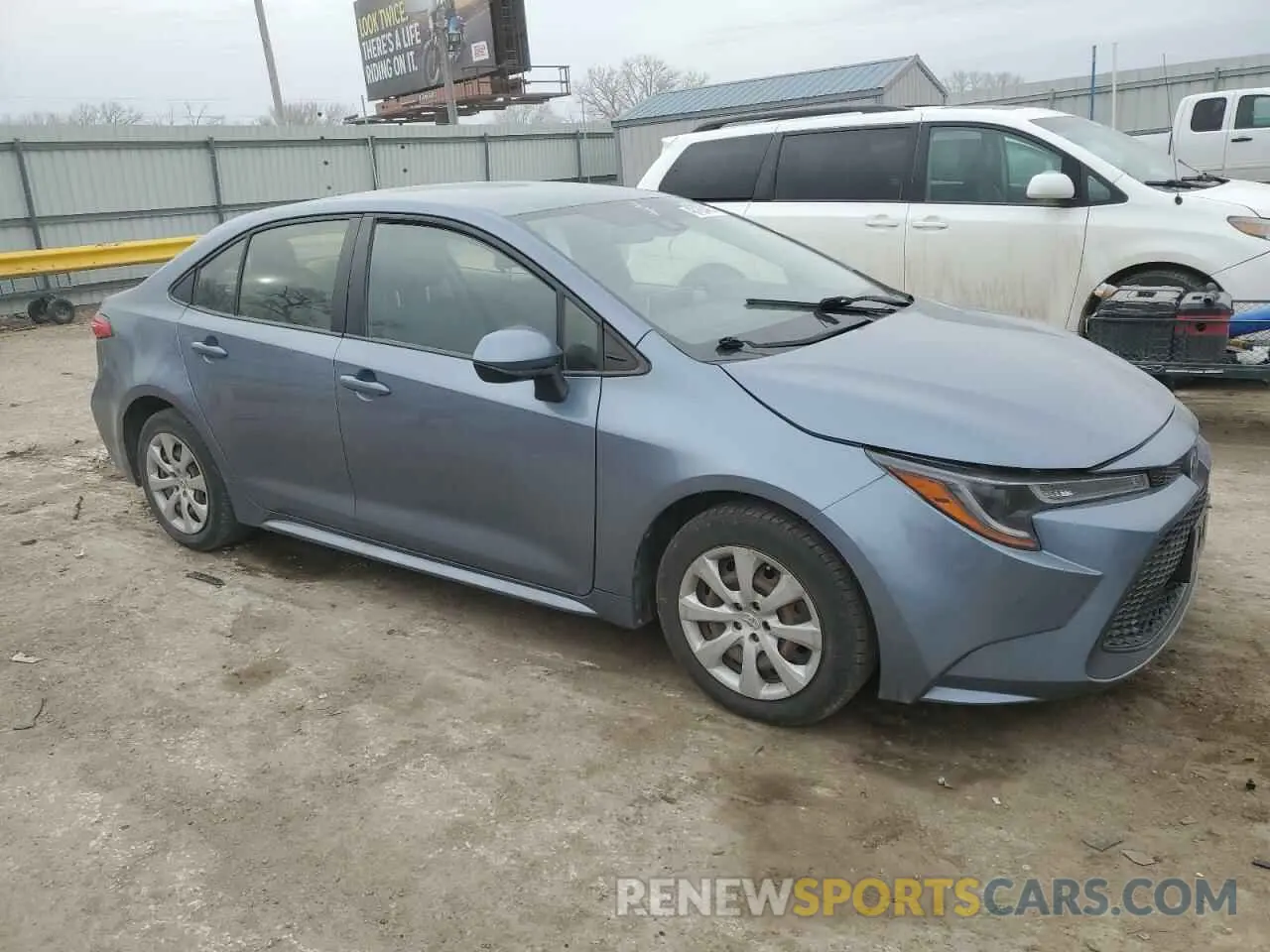 4 Photograph of a damaged car JTDEPMAE0MJ149544 TOYOTA COROLLA 2021