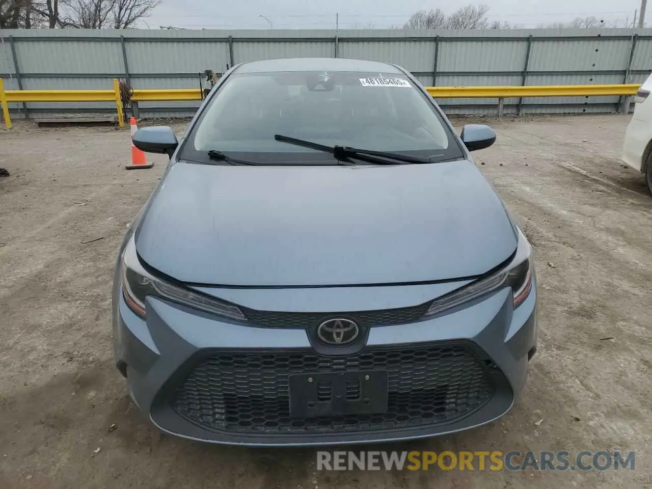 5 Photograph of a damaged car JTDEPMAE0MJ149544 TOYOTA COROLLA 2021