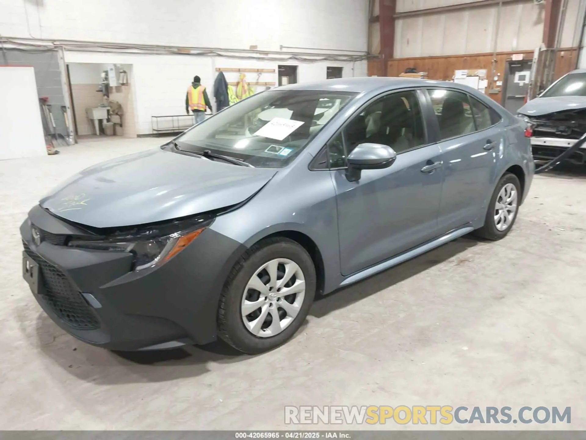 2 Photograph of a damaged car JTDEPMAE0MJ151357 TOYOTA COROLLA 2021