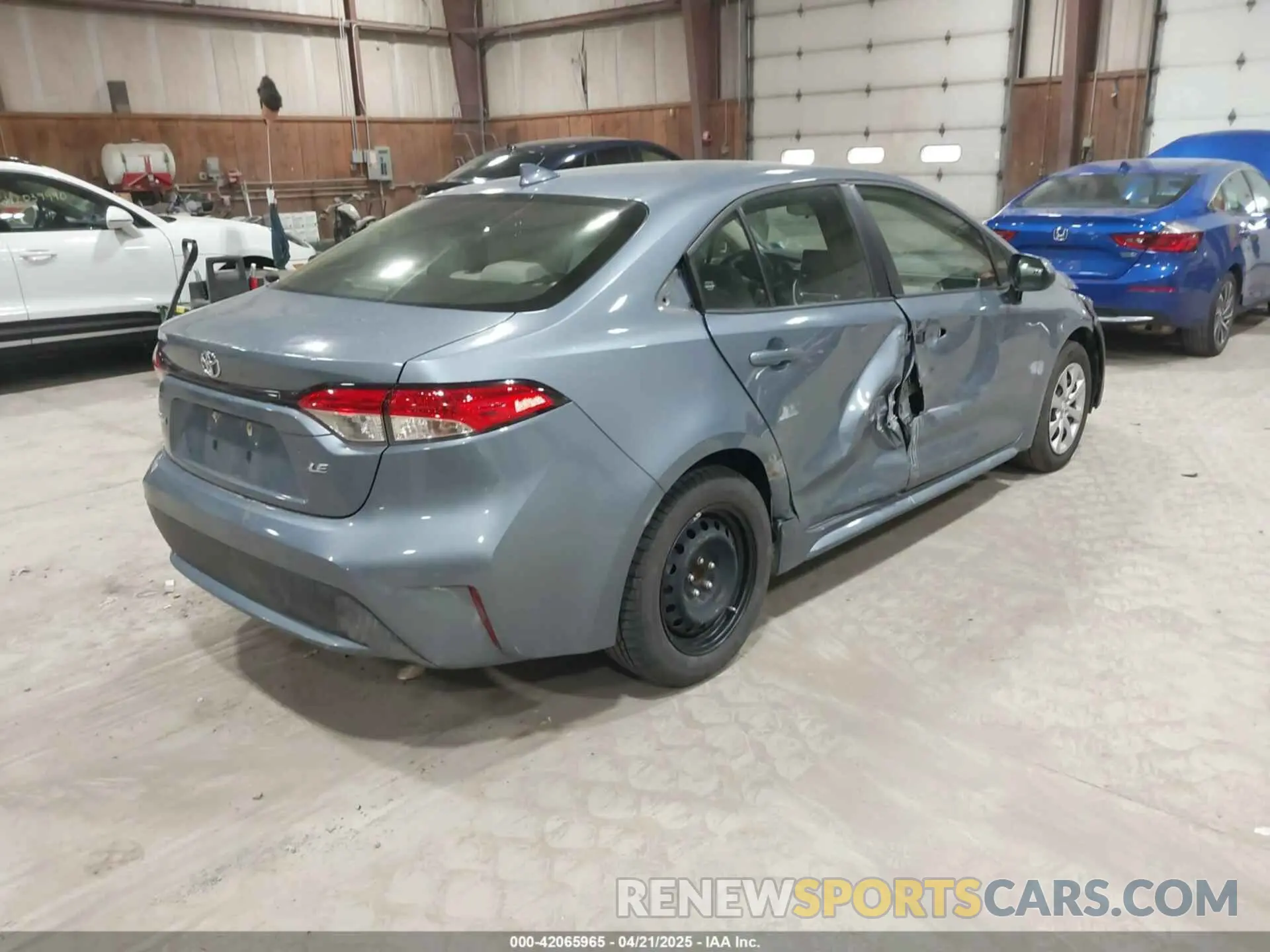 4 Photograph of a damaged car JTDEPMAE0MJ151357 TOYOTA COROLLA 2021