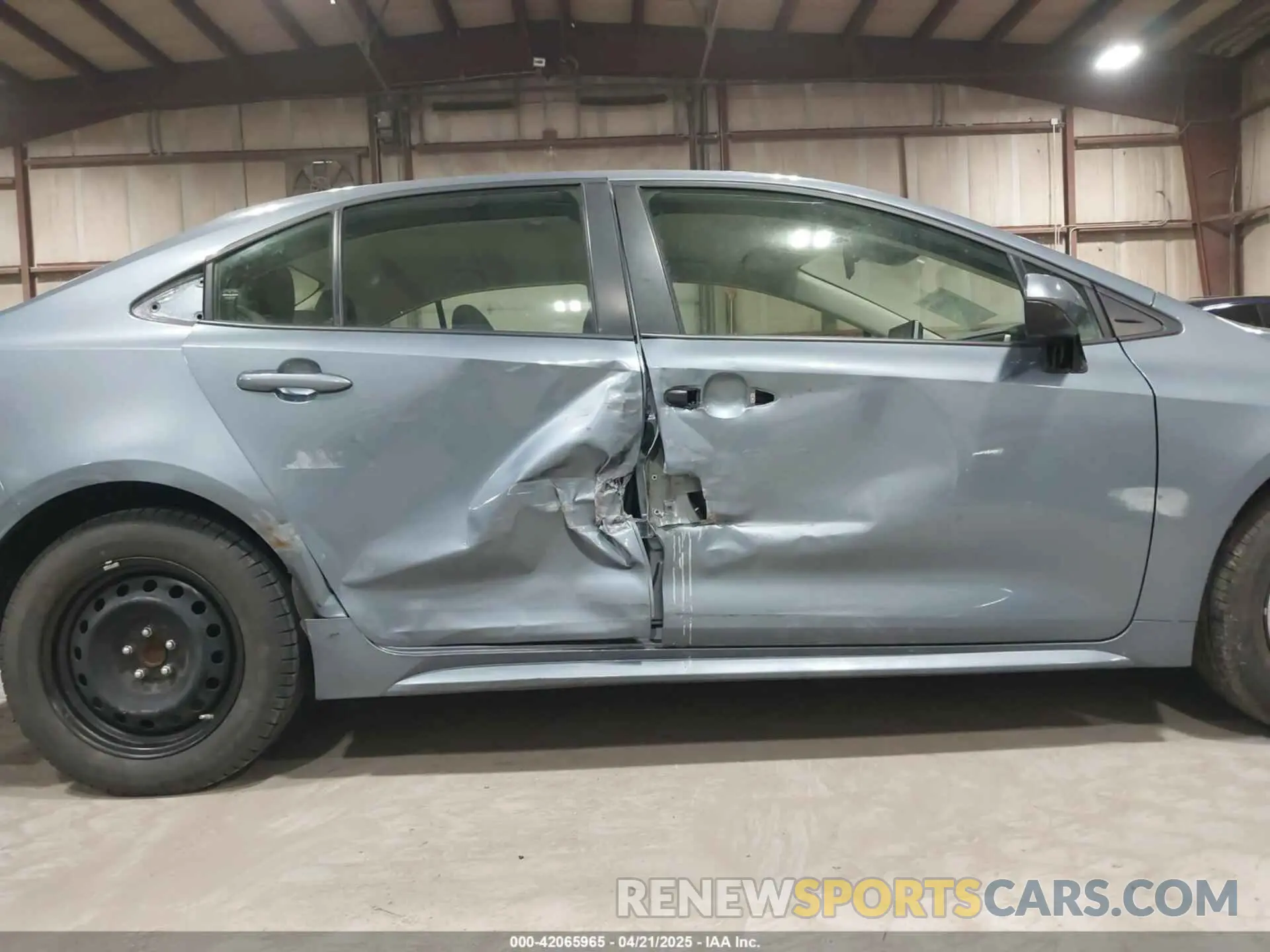 6 Photograph of a damaged car JTDEPMAE0MJ151357 TOYOTA COROLLA 2021