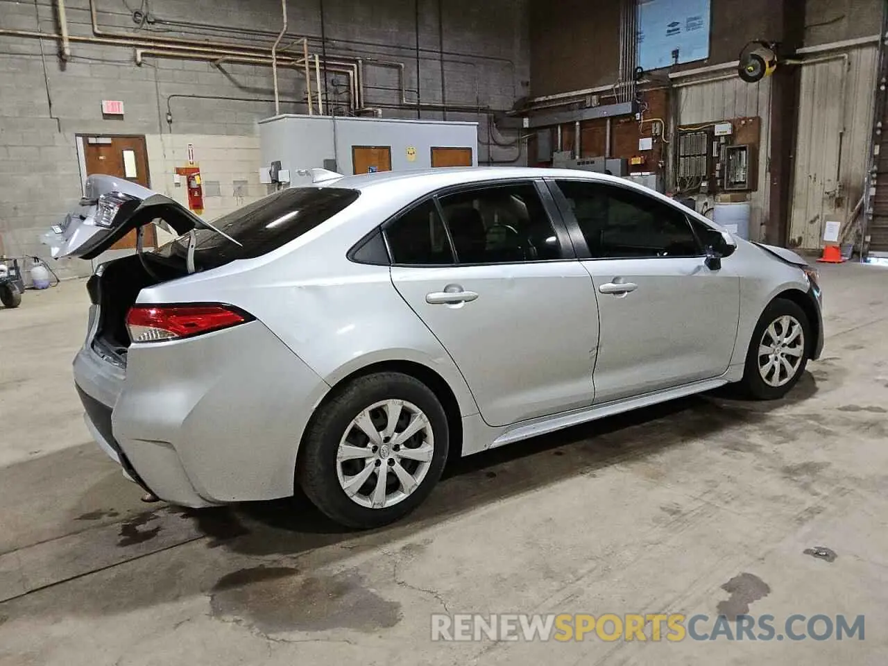3 Photograph of a damaged car JTDEPMAE0MJ153397 TOYOTA COROLLA 2021