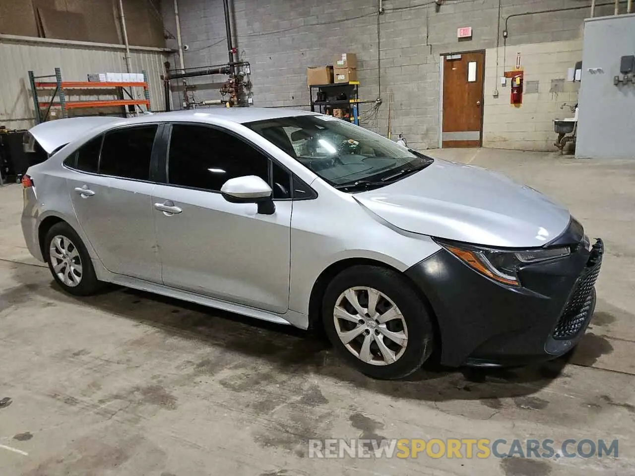 4 Photograph of a damaged car JTDEPMAE0MJ153397 TOYOTA COROLLA 2021