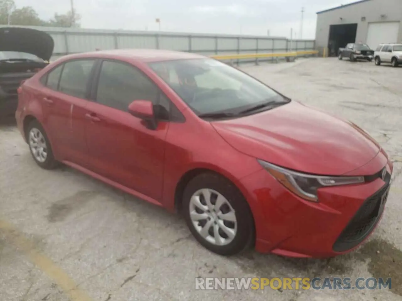 1 Photograph of a damaged car JTDEPMAE0MJ155098 TOYOTA COROLLA 2021
