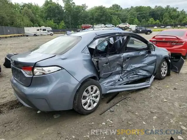 3 Photograph of a damaged car JTDEPMAE0MJ160673 TOYOTA COROLLA 2021