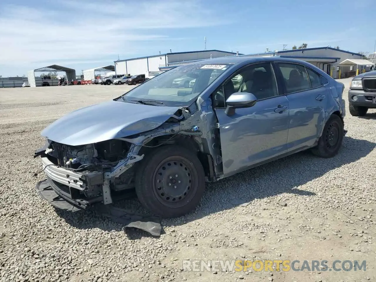 1 Photograph of a damaged car JTDEPMAE0MJ164464 TOYOTA COROLLA 2021