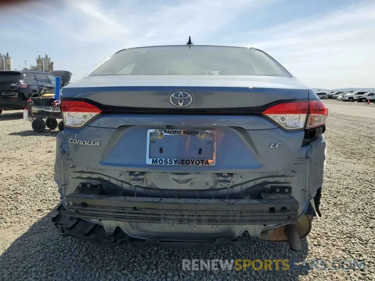 6 Photograph of a damaged car JTDEPMAE0MJ164464 TOYOTA COROLLA 2021