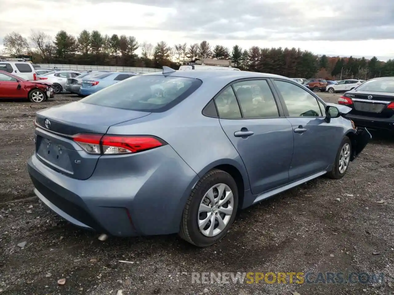 4 Photograph of a damaged car JTDEPMAE0MJ164884 TOYOTA COROLLA 2021