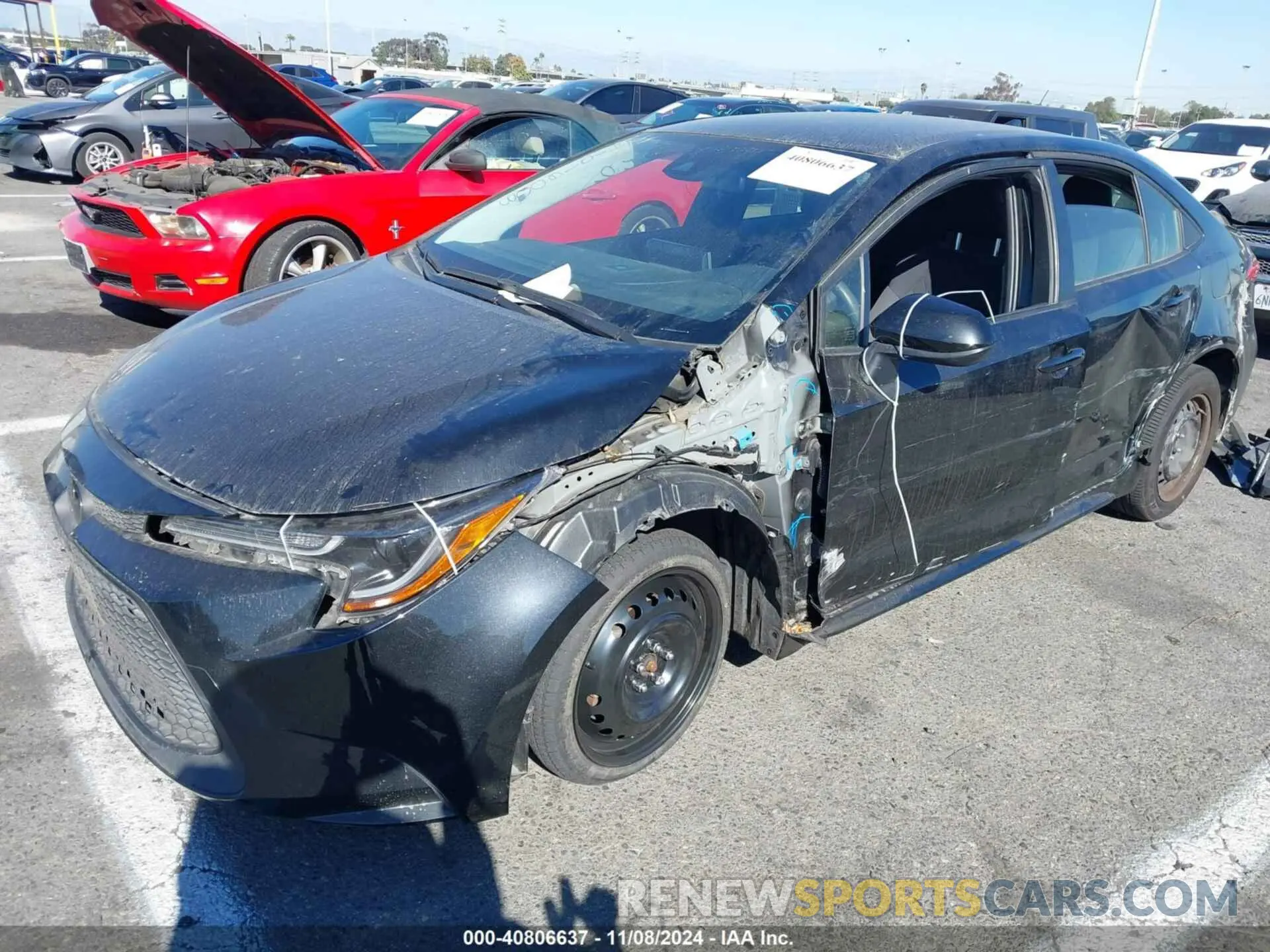 2 Photograph of a damaged car JTDEPMAE0MJ168112 TOYOTA COROLLA 2021