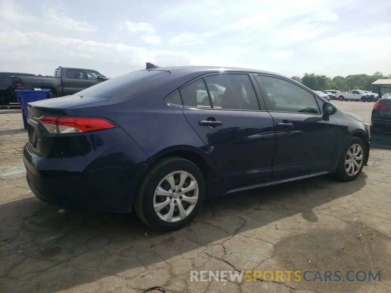 3 Photograph of a damaged car JTDEPMAE0MJ170636 TOYOTA COROLLA 2021