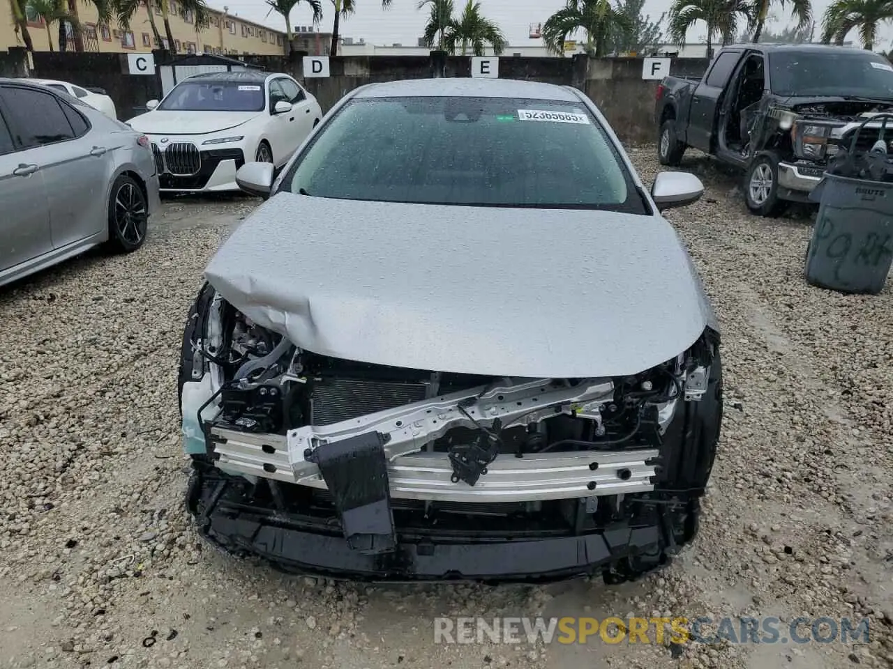 5 Photograph of a damaged car JTDEPMAE0MJ171589 TOYOTA COROLLA 2021