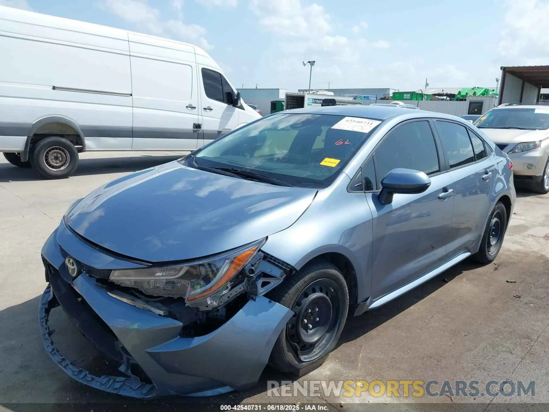 2 Photograph of a damaged car JTDEPMAE0MJ175240 TOYOTA COROLLA 2021