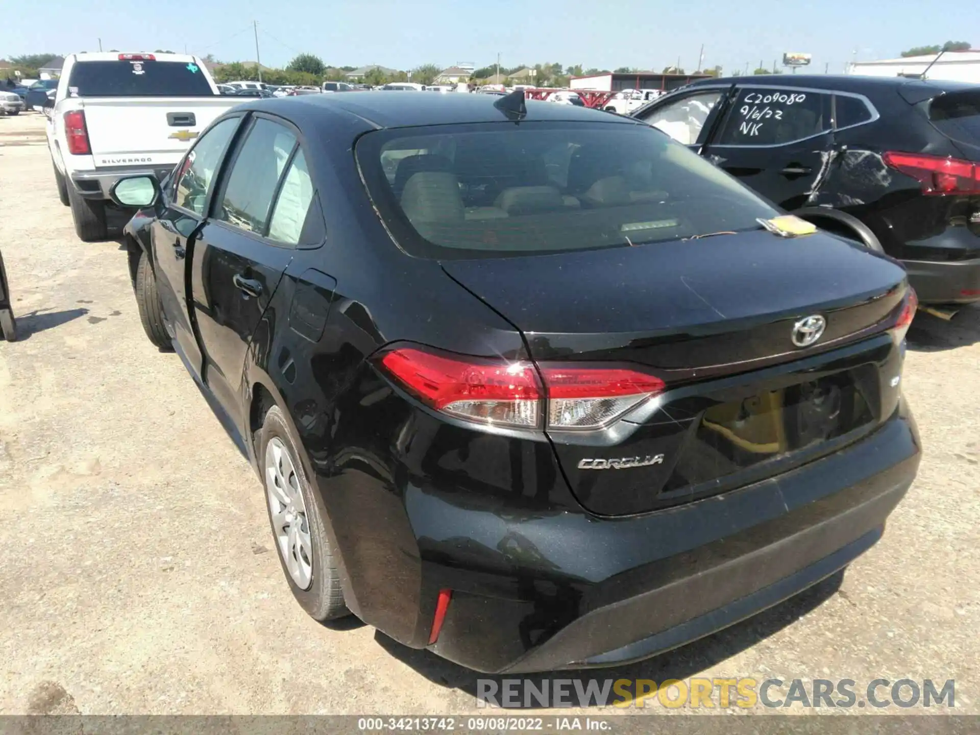 3 Photograph of a damaged car JTDEPMAE0MJ175285 TOYOTA COROLLA 2021