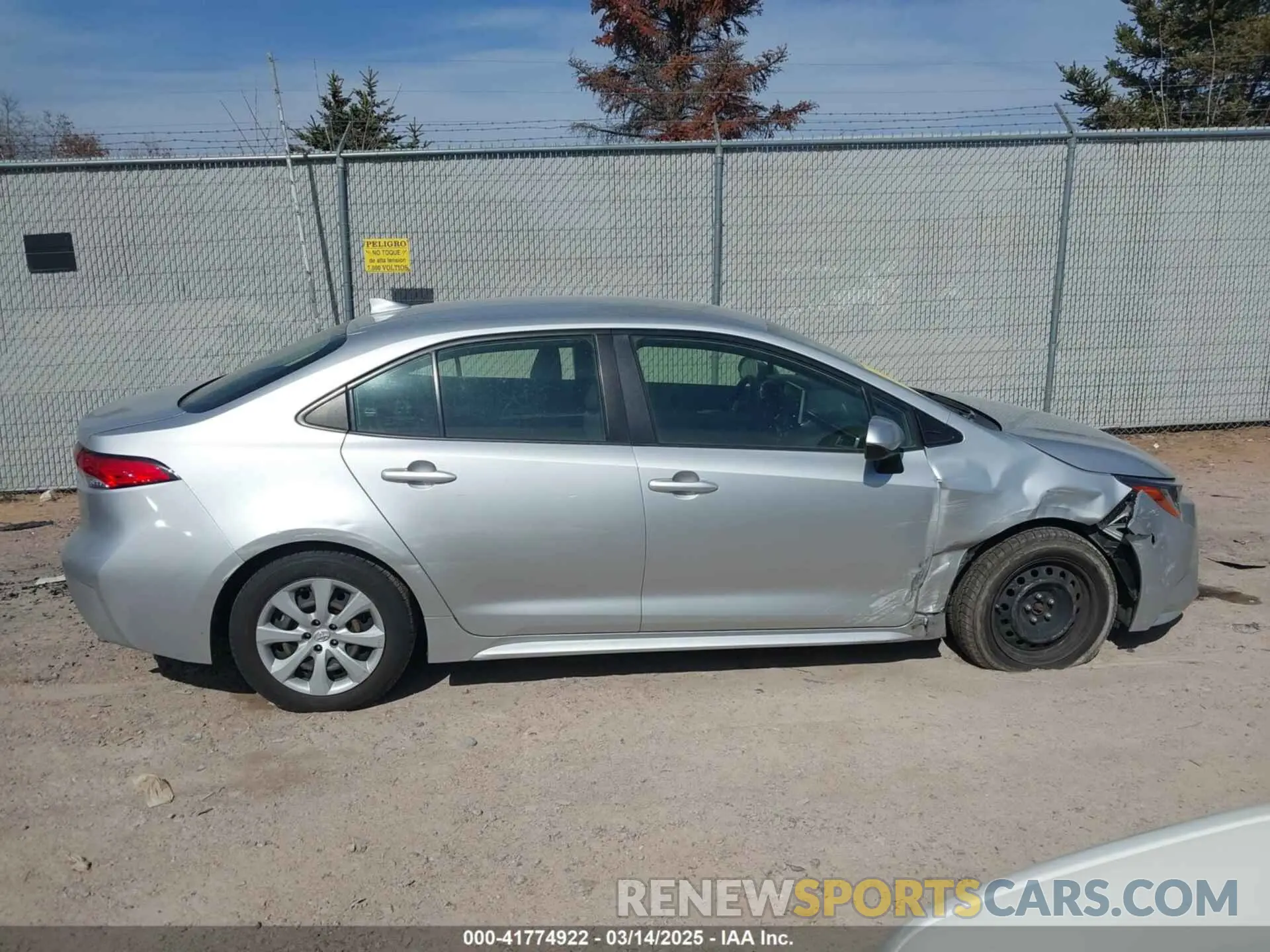 13 Photograph of a damaged car JTDEPMAE0MJ178834 TOYOTA COROLLA 2021