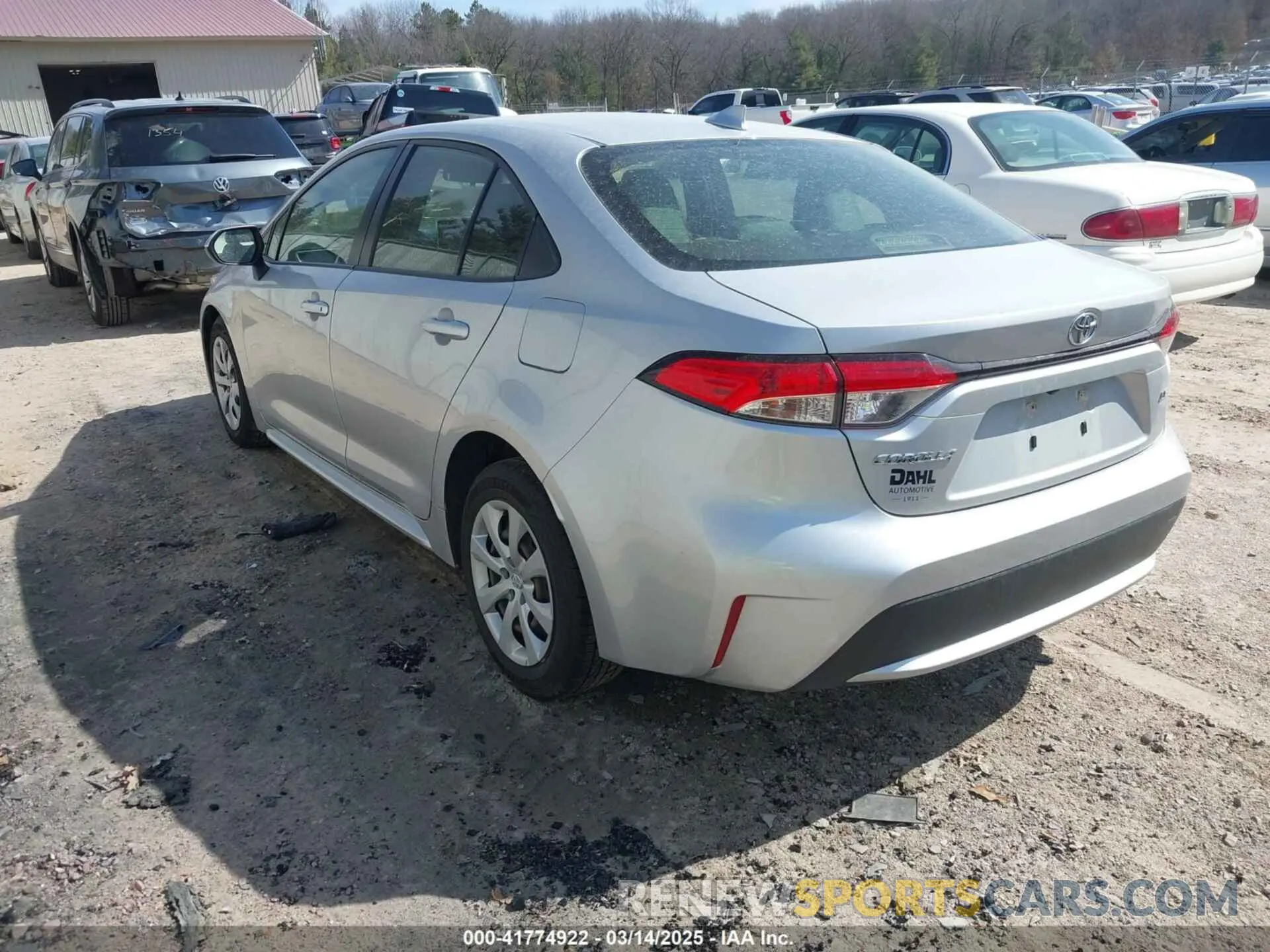 3 Photograph of a damaged car JTDEPMAE0MJ178834 TOYOTA COROLLA 2021