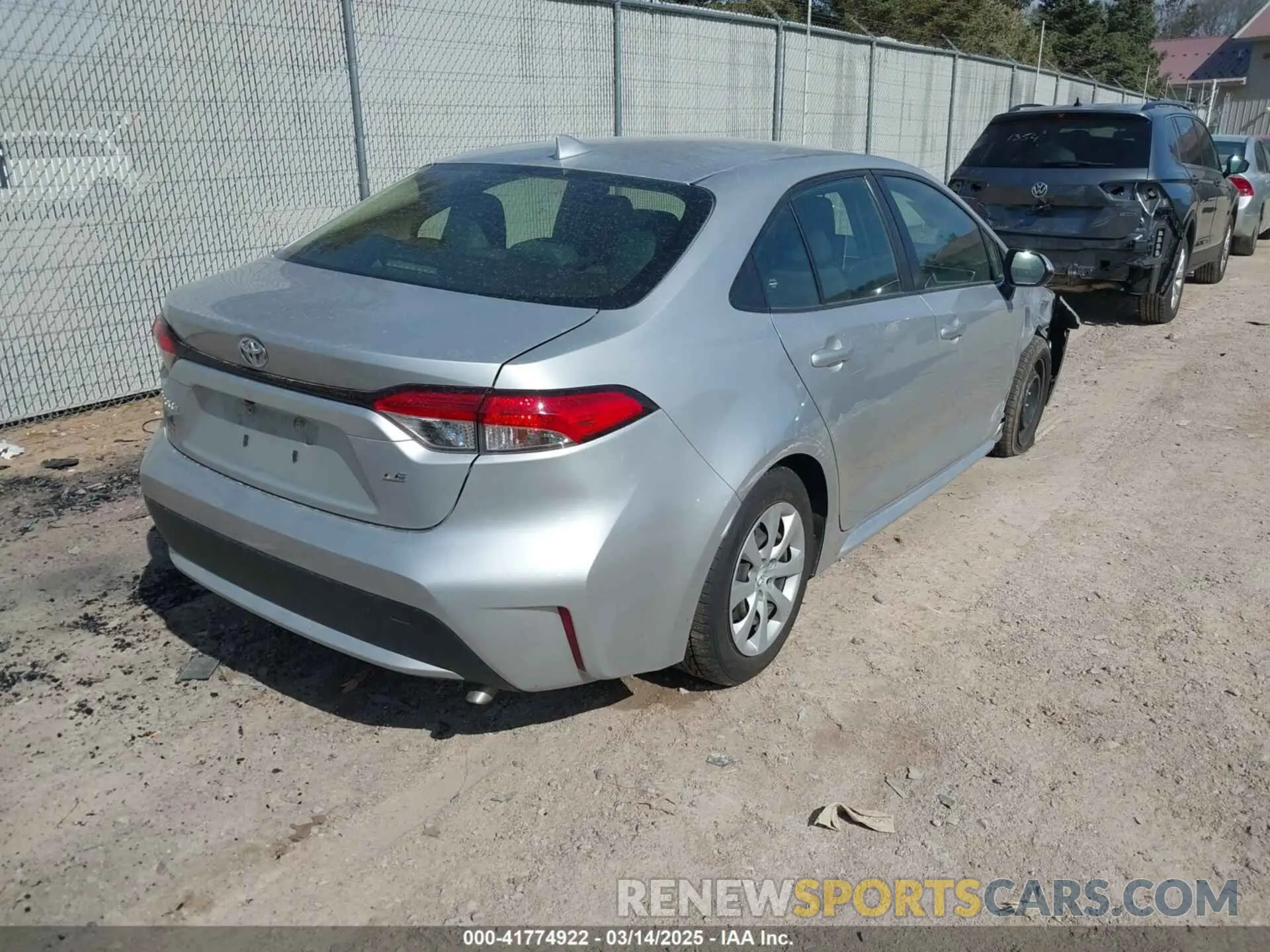4 Photograph of a damaged car JTDEPMAE0MJ178834 TOYOTA COROLLA 2021