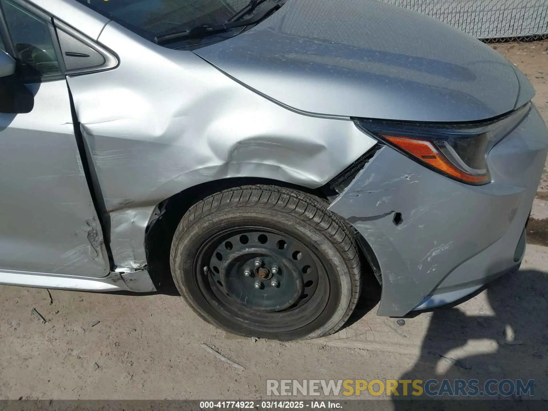 6 Photograph of a damaged car JTDEPMAE0MJ178834 TOYOTA COROLLA 2021