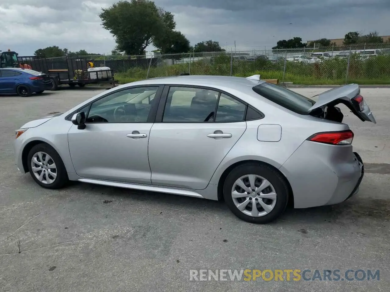 2 Photograph of a damaged car JTDEPMAE0MJ182768 TOYOTA COROLLA 2021