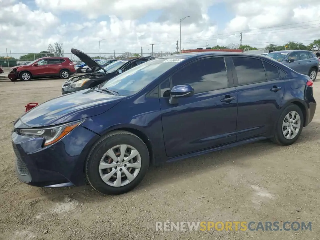 1 Photograph of a damaged car JTDEPMAE0MJ183466 TOYOTA COROLLA 2021