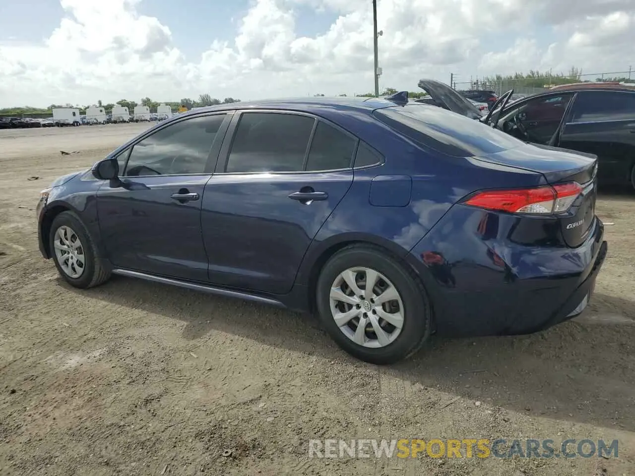 2 Photograph of a damaged car JTDEPMAE0MJ183466 TOYOTA COROLLA 2021