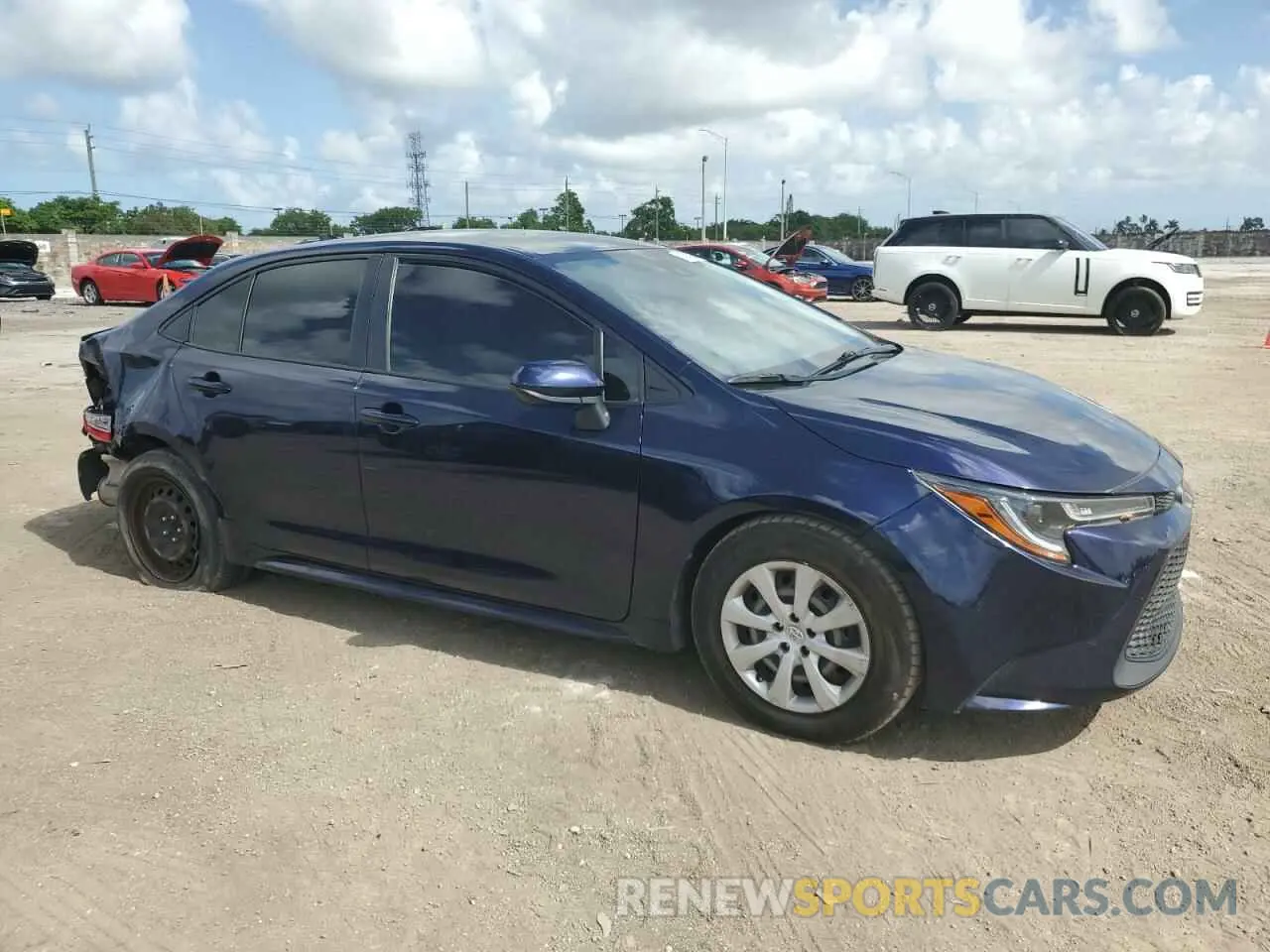 4 Photograph of a damaged car JTDEPMAE0MJ183466 TOYOTA COROLLA 2021