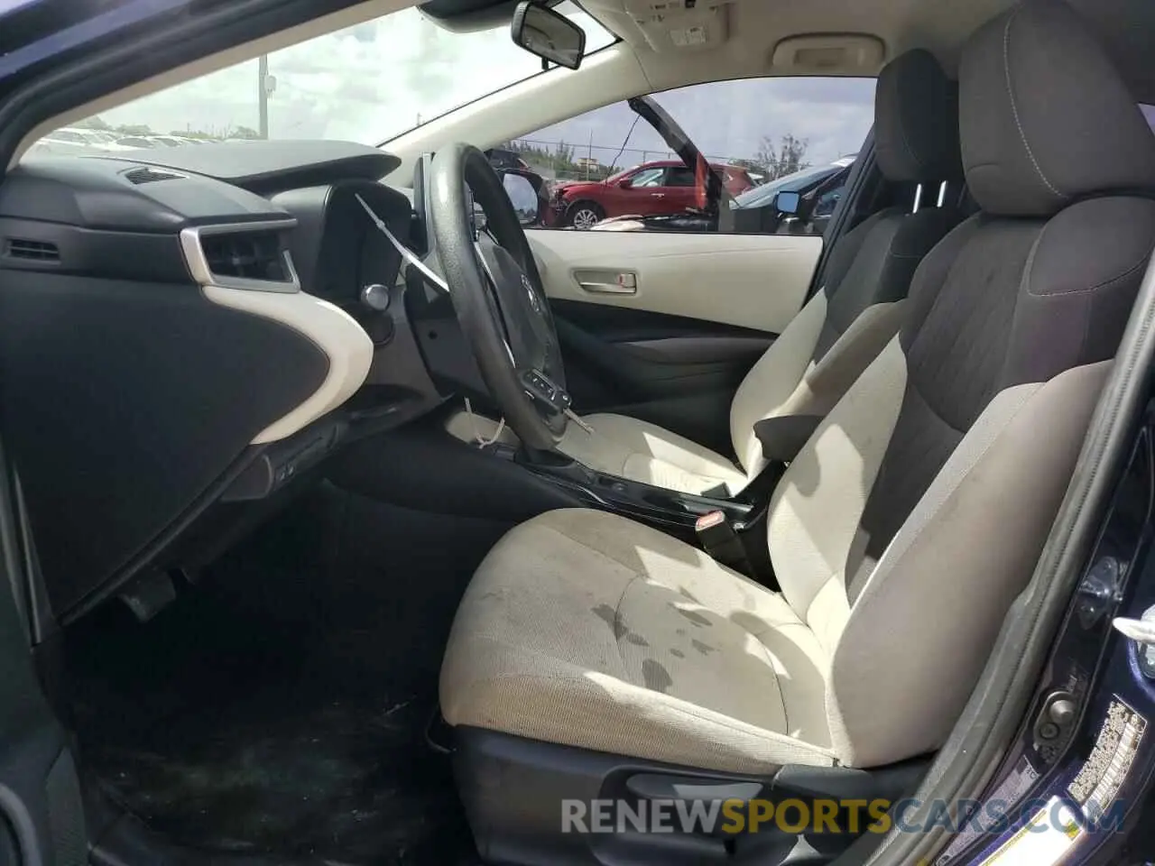 7 Photograph of a damaged car JTDEPMAE0MJ183466 TOYOTA COROLLA 2021