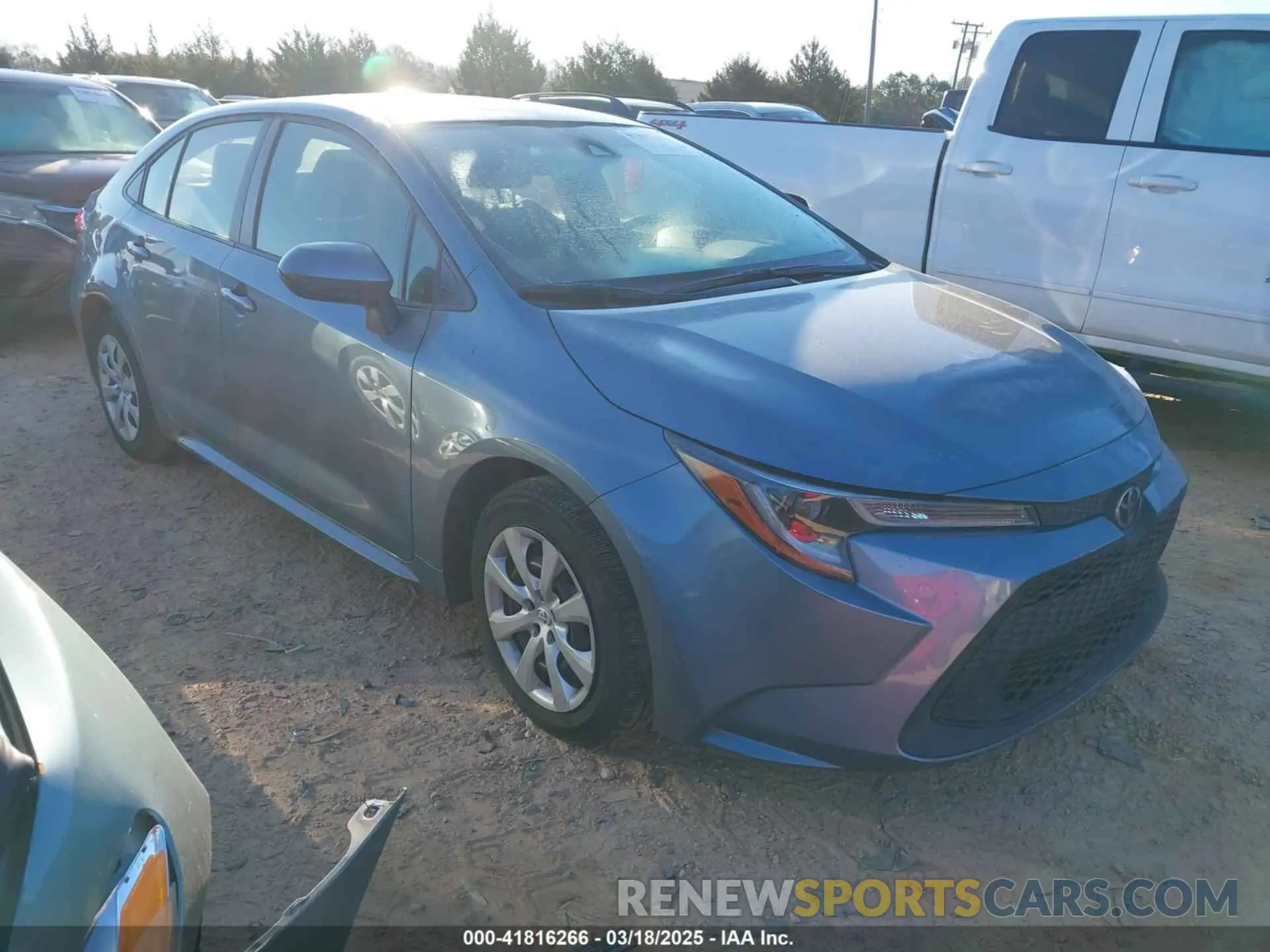 1 Photograph of a damaged car JTDEPMAE0MJ186416 TOYOTA COROLLA 2021