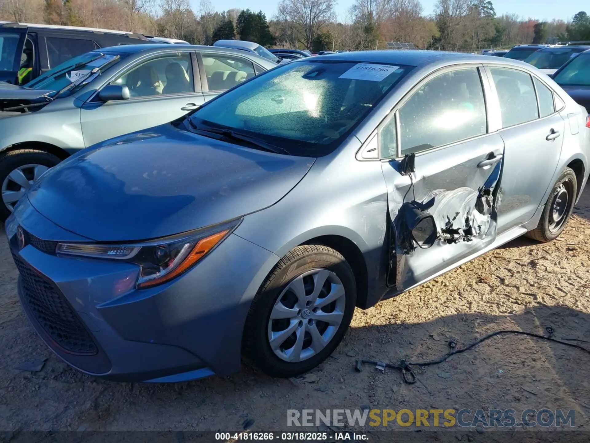 2 Photograph of a damaged car JTDEPMAE0MJ186416 TOYOTA COROLLA 2021