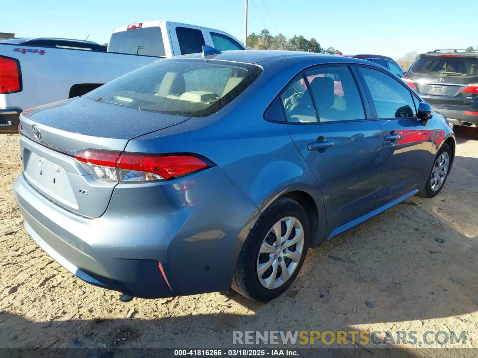 4 Photograph of a damaged car JTDEPMAE0MJ186416 TOYOTA COROLLA 2021