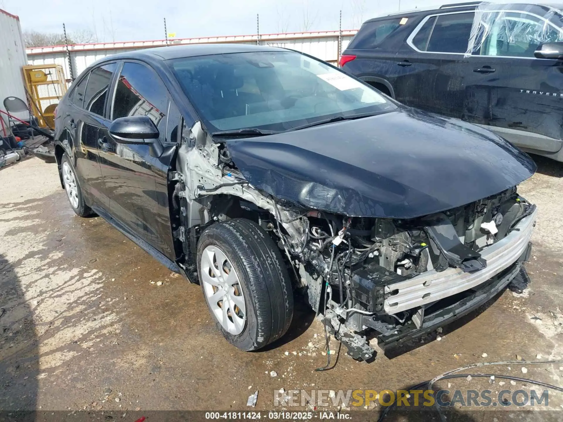 1 Photograph of a damaged car JTDEPMAE0MJ188022 TOYOTA COROLLA 2021