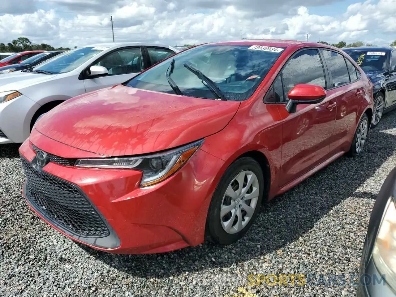 1 Photograph of a damaged car JTDEPMAE0MJ188456 TOYOTA COROLLA 2021