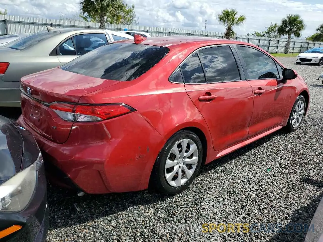 3 Photograph of a damaged car JTDEPMAE0MJ188456 TOYOTA COROLLA 2021