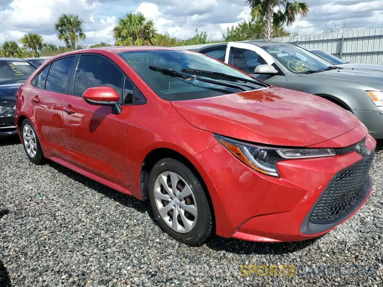 4 Photograph of a damaged car JTDEPMAE0MJ188456 TOYOTA COROLLA 2021